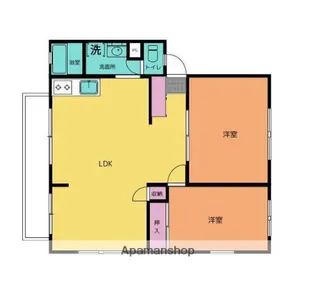 サンビレッジコスモス【2階】の間取り
