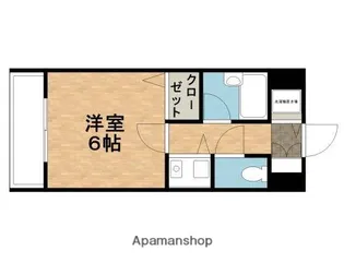 朝日プラザ中島中央【707号室】の間取り