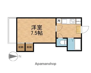 プチ・メゾン顕徳【1階】の間取り