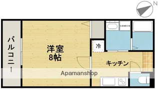 1Kの間取り画像