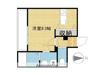 リファレンス中央町【15階】の間取り