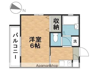 EXE【A101号室】の間取り