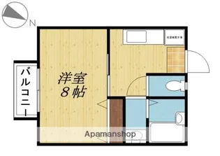 フローベルあべ【201号室】の間取り