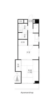 セゾン舞鶴【5階】の間取り