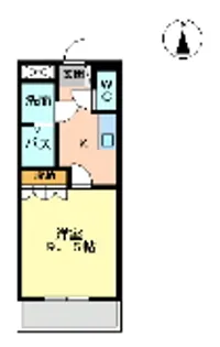 グランディール青崎【2階】の間取り