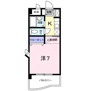 シャルマン外堀【4階】の間取り