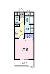 GRACIOSO高松【3階】の間取り