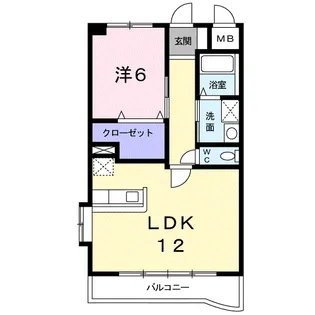 グレイス天然館【4階】の間取り