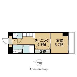 ホワイトライト【7階】の間取り