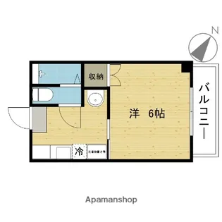 PBOXビルディング【501号室】の間取り