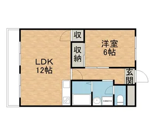 アーバンハイツさくら【4階】の間取り