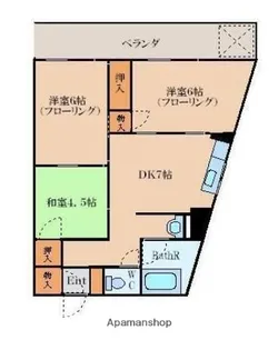 GRC OPUS KOTOBUKI【7階】の間取り