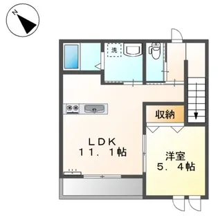 サンハイツ 奈良【2階】の間取り