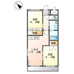 エル・フォンティーヌ【1階】の間取り