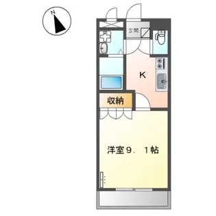 グロアシード【205号室】の間取り