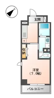 アンゼリカ【00405号室】の間取り