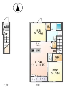ルインズパークNEXT【00205号室】の間取り