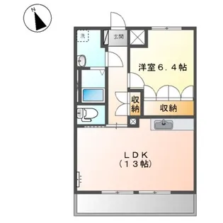 エル・アール横尾【1階】の間取り