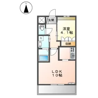 メゾン・ド・ジャンヴィエ【00203号室】の間取り