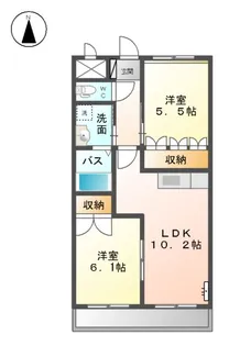 トワ エ・シャロム【00101号室】の間取り