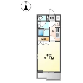 フローレンス明磧【00205号室】の間取り