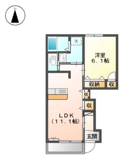 サン・エルシオンⅡ【1階】の間取り