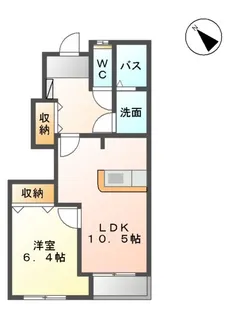 スターオーシャン 横田【00102号室】の間取り