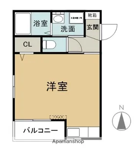 プティ シャンブル【2階】の間取り