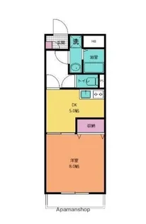 ピュアコート賀来【1階】の間取り