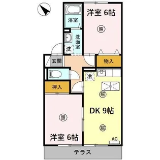 ファミール東【1階】の間取り