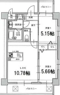 JET BLD GALLERIA【3階】の間取り