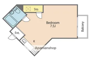 GRC OPUS OUJI【3階】の間取り