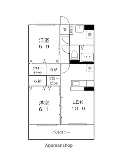 YOU ME LIFE【1階】の間取り