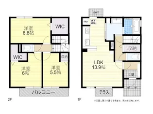ウィットMN Ⅱ【1階】の間取り