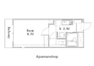 ファミール中野【302号室】の間取り