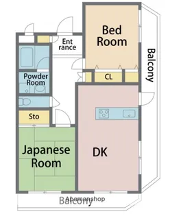 パステル西の台【1階】の間取り