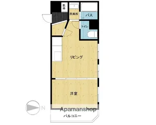 アーバンベルデ長浜【805号室】の間取り