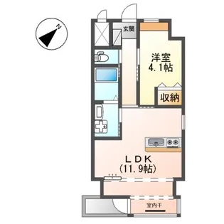 SEIKO BLD【4階】の間取り