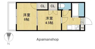 エンブレム三佐【205号室】の間取り
