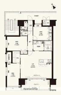 ニューガイア大分駅前NO 63【9階】の間取り