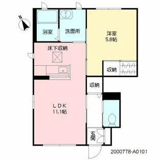 M’SスクエアⅢ【1階】の間取り
