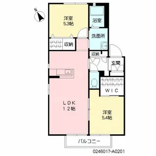 スカイパーク横尾 A棟【2階】の間取り