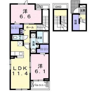 ステラ2ーMY【3階】の間取り