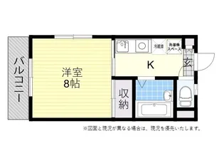 青楓館【207号室】の間取り