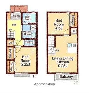 PLUMERIA【1階】の間取り