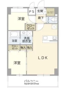 INSPIREBENTEN【7階】の間取り