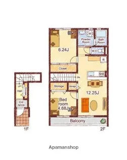 ラヴィベル南大分【2階】の間取り