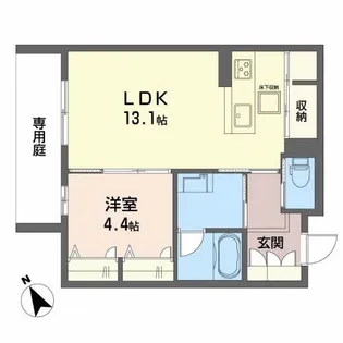 SHAMAISON【1階】の間取り