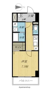 スカイメゾン新町【602号室】の間取り