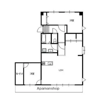 リルームス高城駅前【3階】の間取り